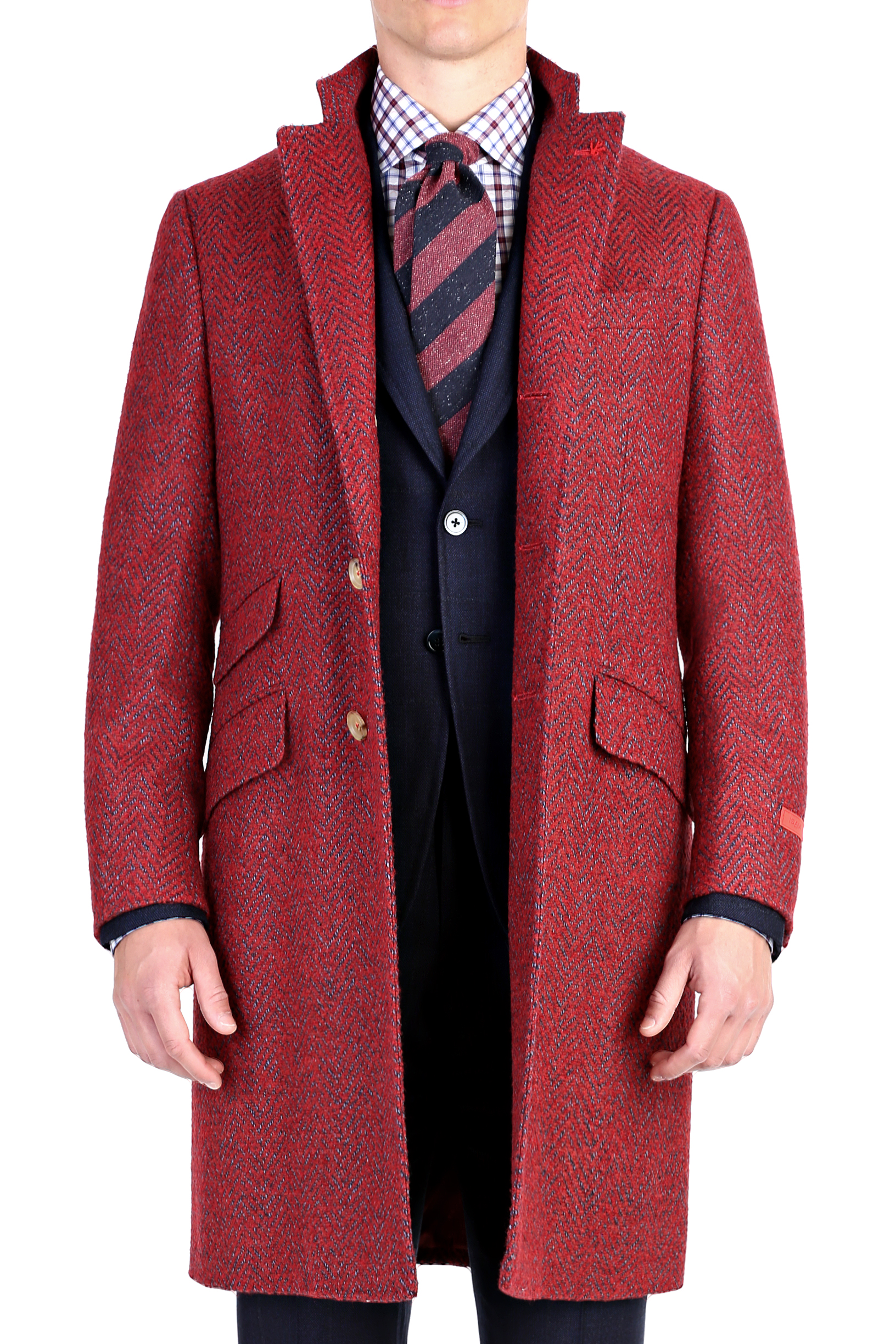 red overcoat
